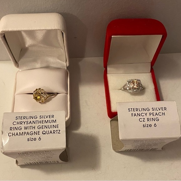 NEW AVON Sterling Silver ring  size 7 - Picture 5 of 5